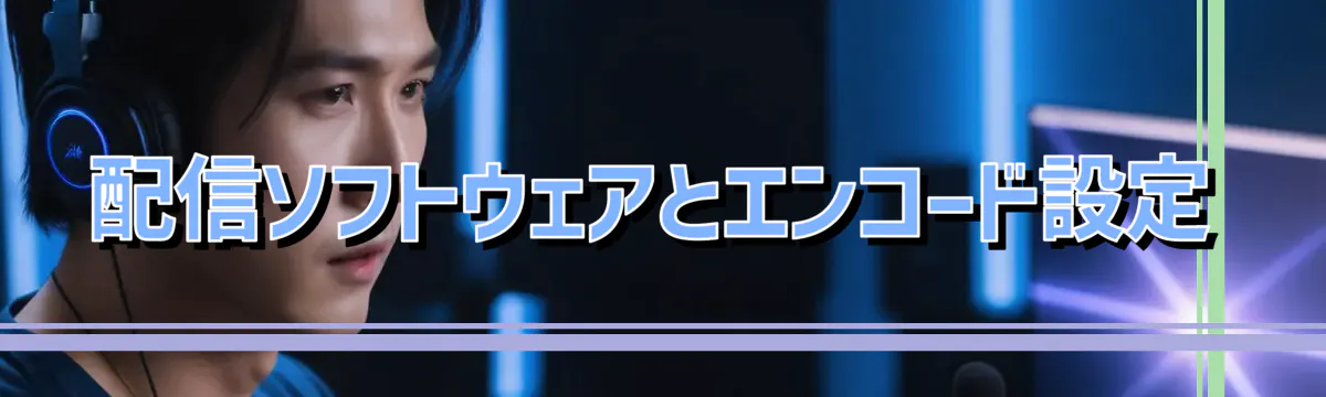 配信ソフトウェアとエンコード設定