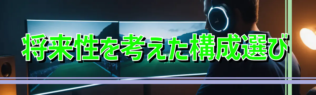 将来性を考えた構成選び