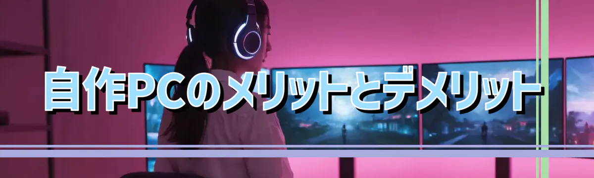 自作PCのメリットとデメリット