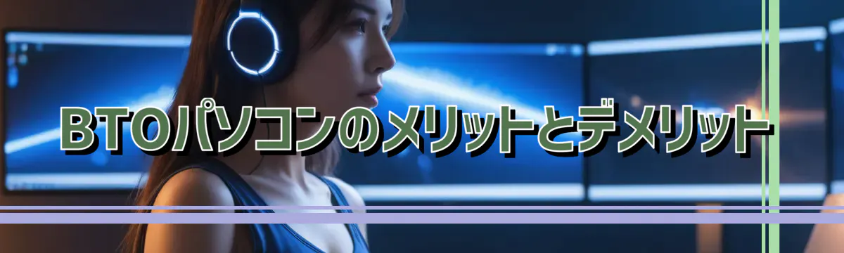 BTOパソコンのメリットとデメリット