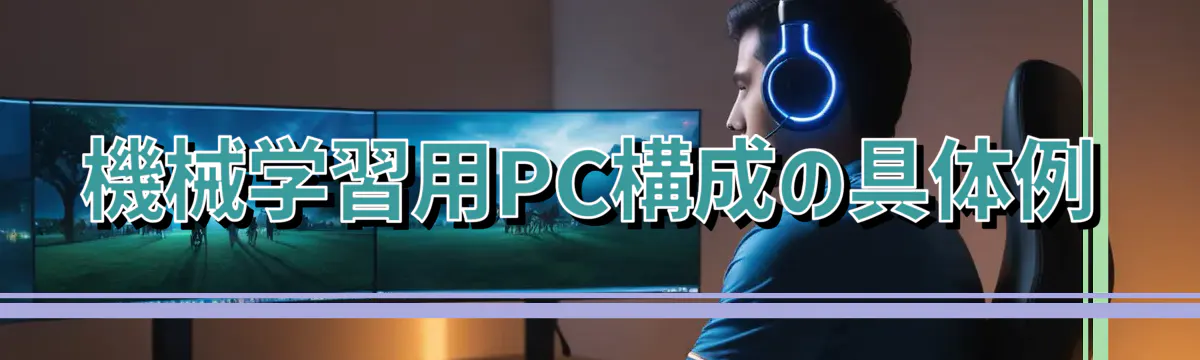機械学習用PC構成の具体例