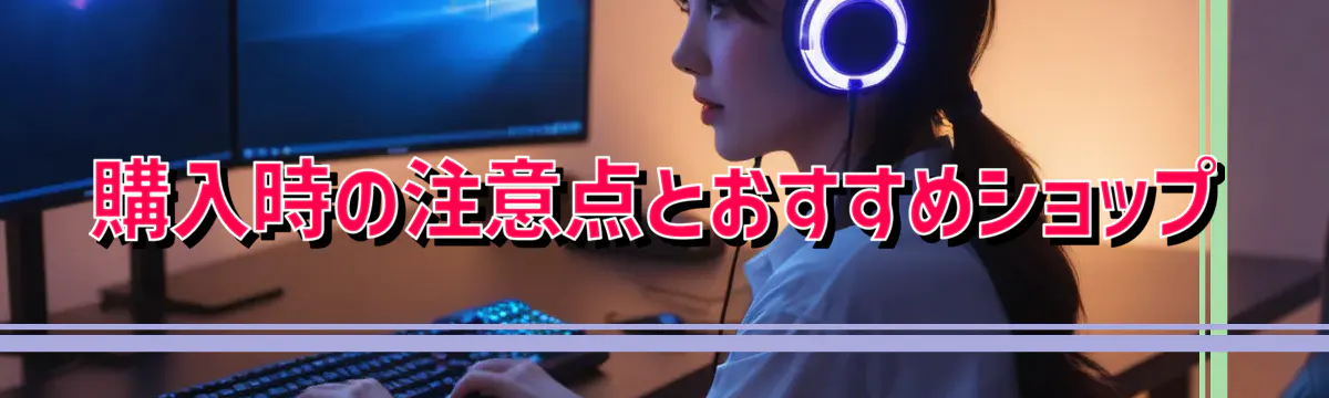 購入時の注意点とおすすめショップ