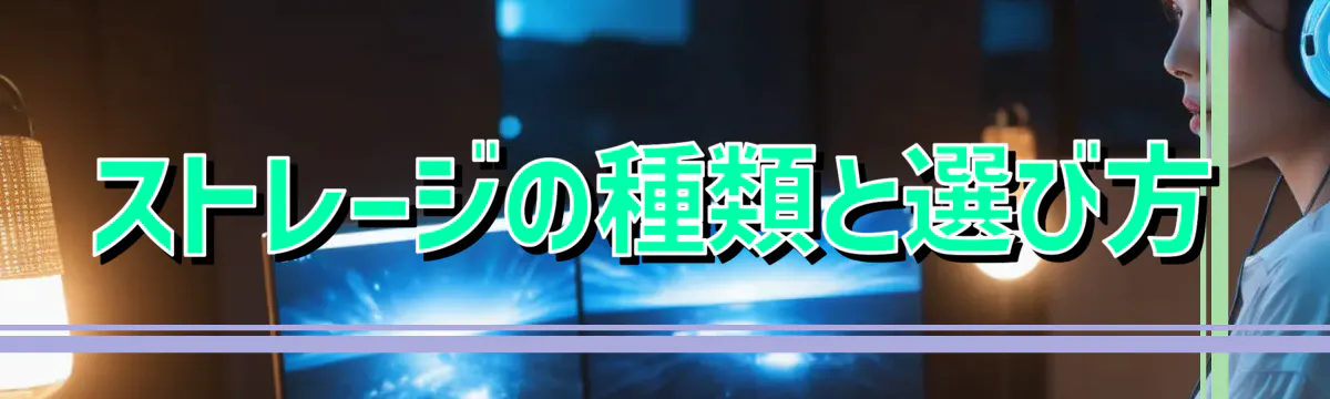 ストレージの種類と選び方