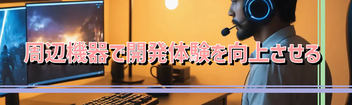 周辺機器で開発体験を向上させる