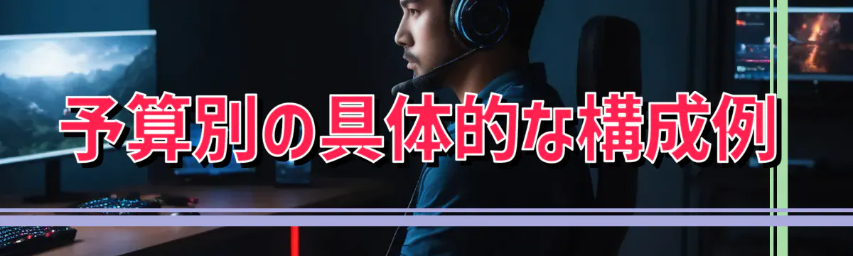 予算別の具体的な構成例
