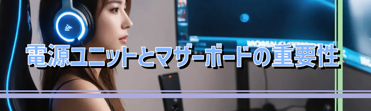 電源ユニットとマザーボードの重要性