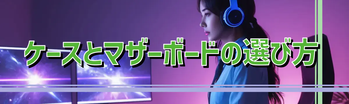 ケースとマザーボードの選び方