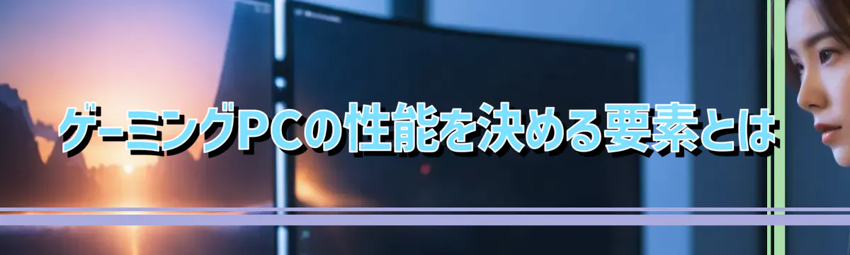 ゲーミングPCの性能を決める要素とは