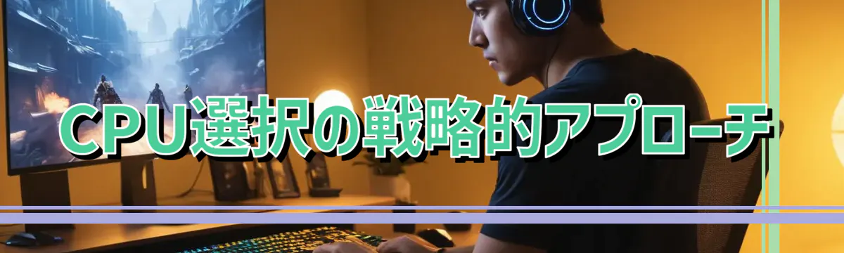 CPU選択の戦略的アプローチ