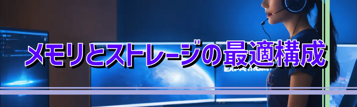 メモリとストレージの最適構成
