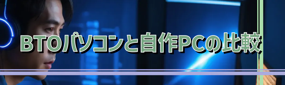 BTOパソコンと自作PCの比較