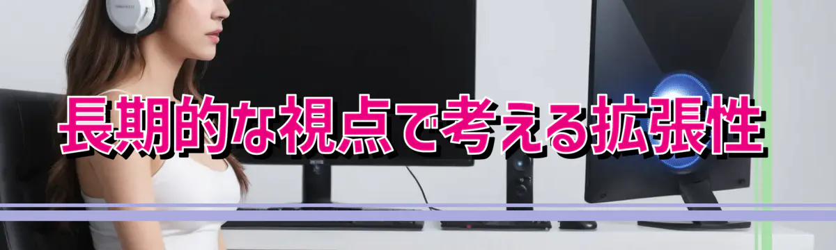 長期的な視点で考える拡張性
