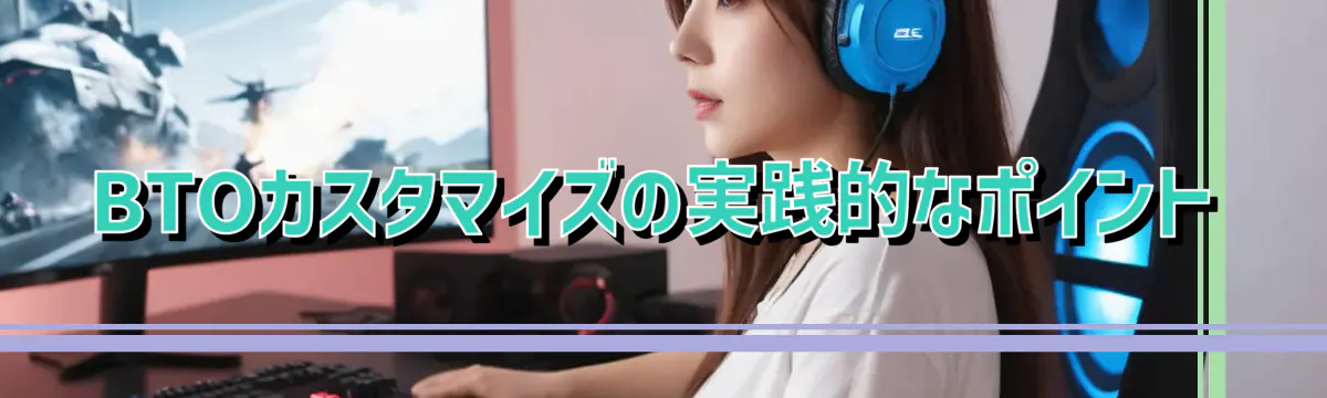 BTOカスタマイズの実践的なポイント