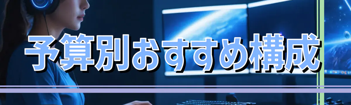 予算別おすすめ構成