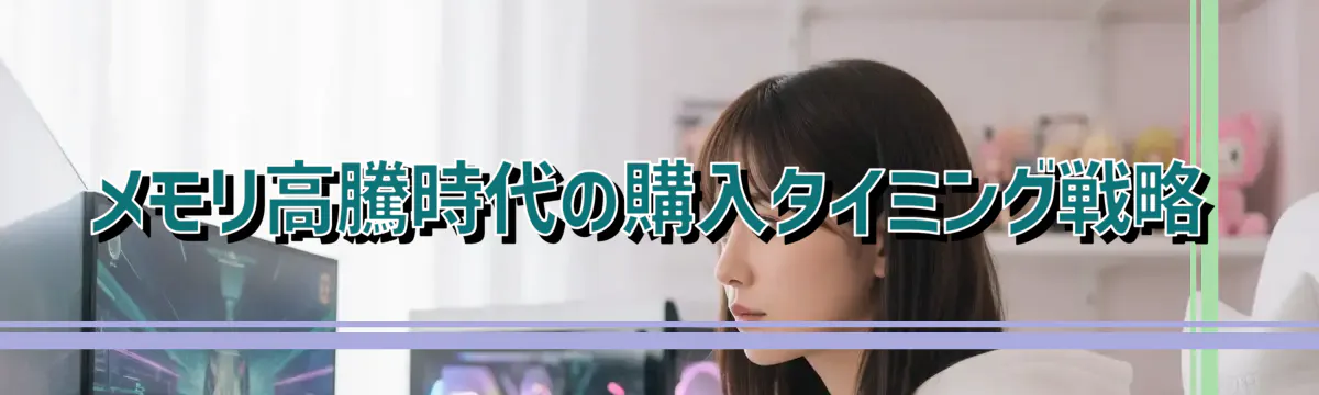 メモリ高騰時代の購入タイミング戦略