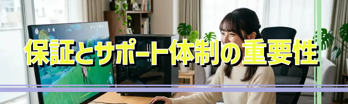 保証とサポート体制の重要性