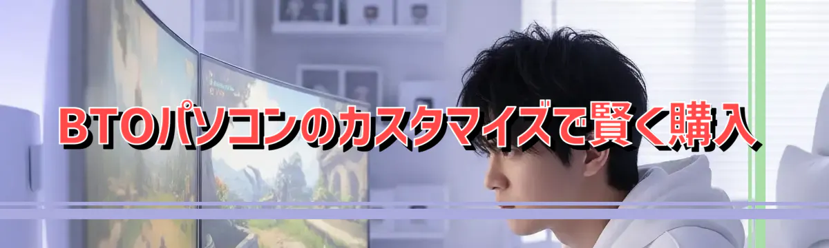 BTOパソコンのカスタマイズで賢く購入