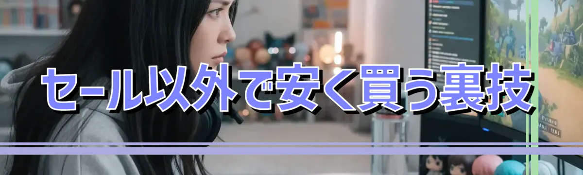 セール以外で安く買う裏技