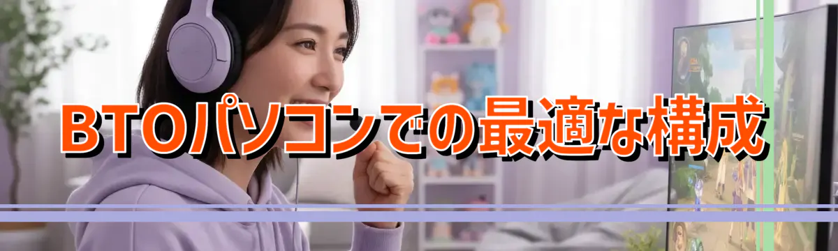 BTOパソコンでの最適な構成