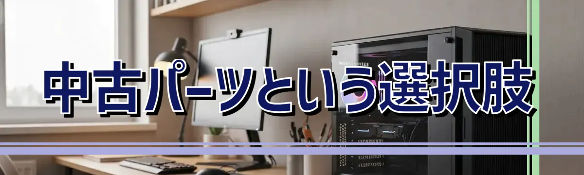 中古パーツという選択肢