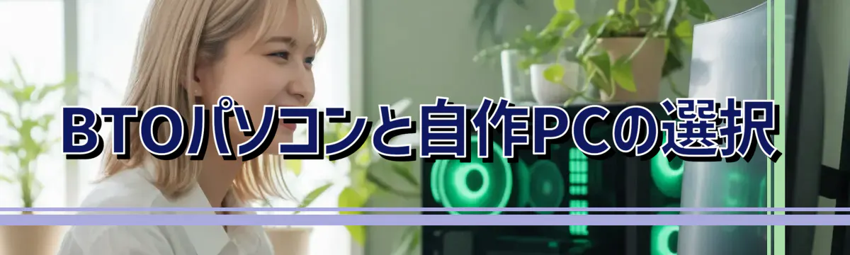 BTOパソコンと自作PCの選択