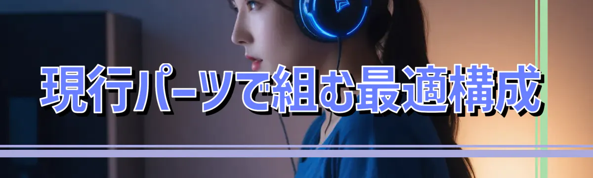 現行パーツで組む最適構成