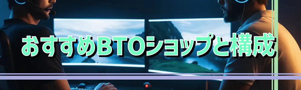 おすすめBTOショップと構成