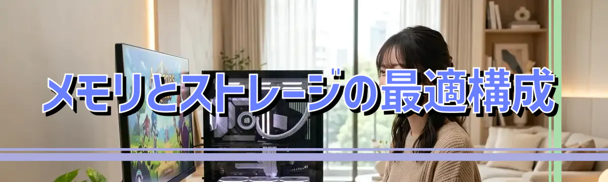 メモリとストレージの最適構成
