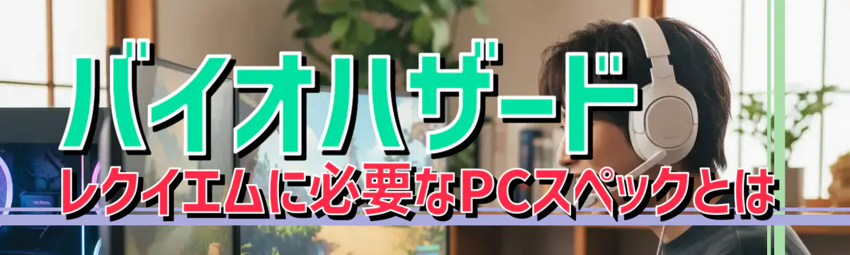 バイオハザード レクイエムに必要なPCスペックとは