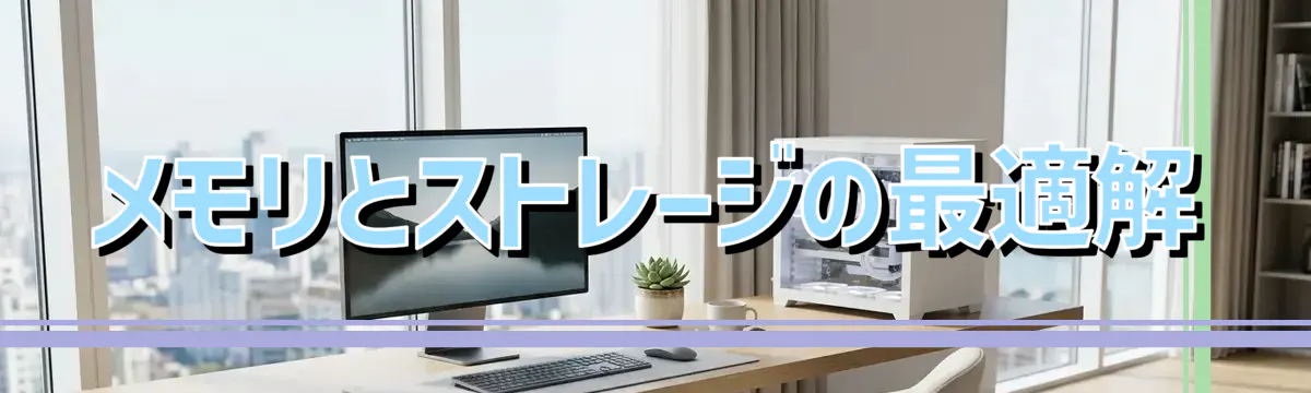 メモリとストレージの最適解