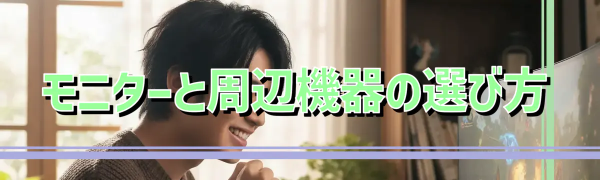 モニターと周辺機器の選び方