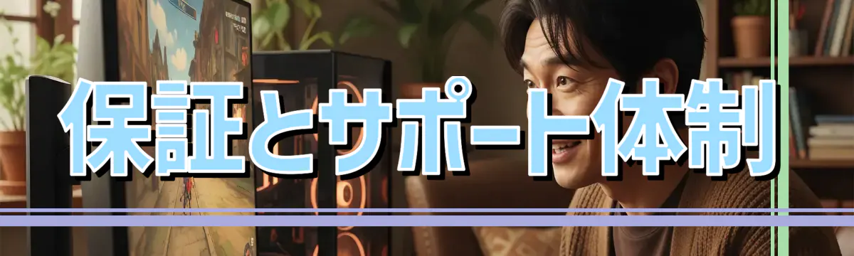 保証とサポート体制