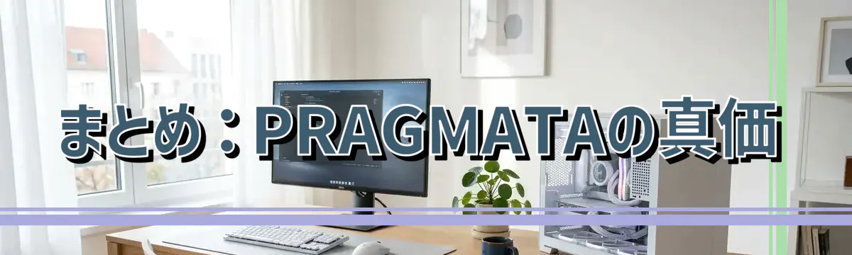まとめ：PRAGMATAの真価