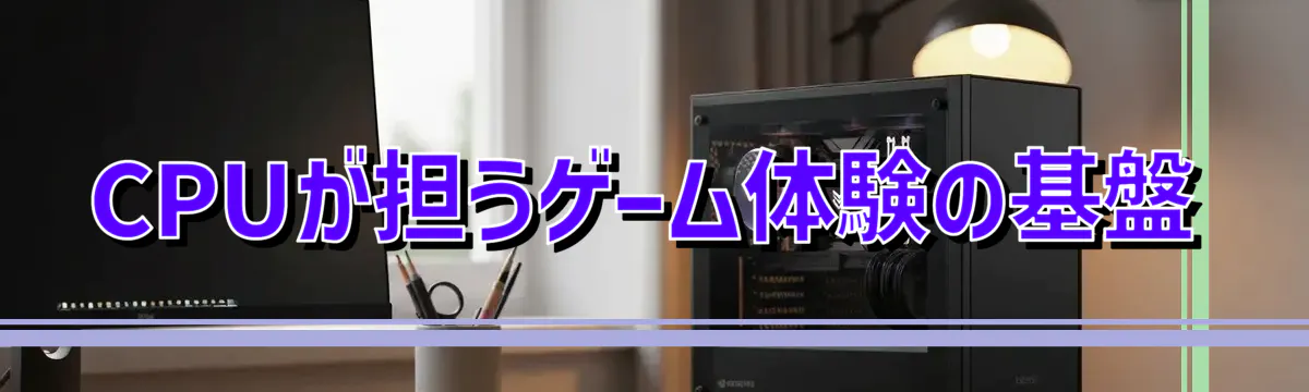 CPUが担うゲーム体験の基盤
