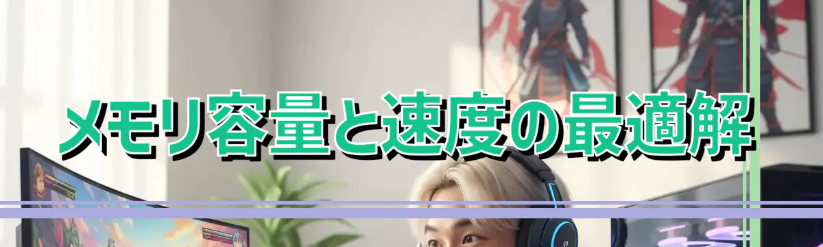 メモリ容量と速度の最適解