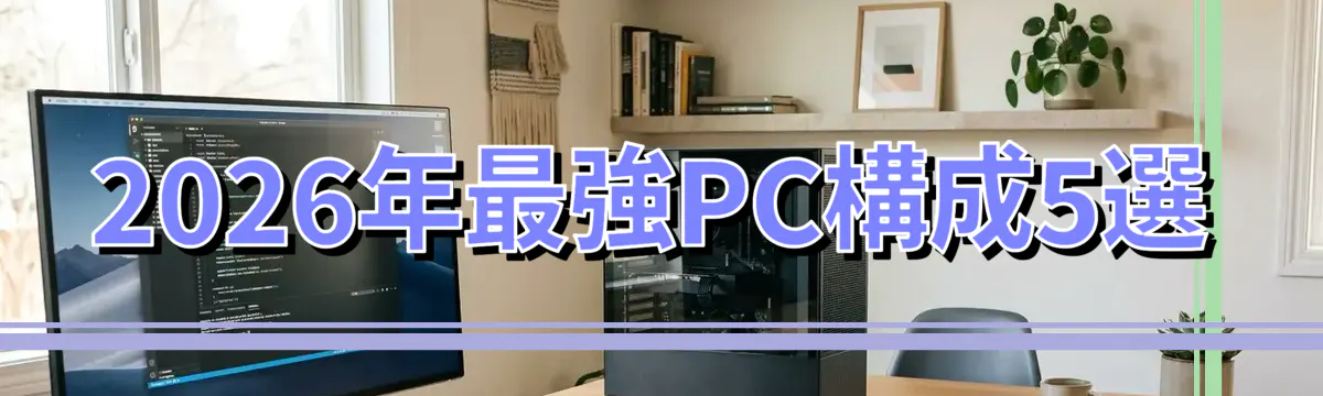 2026年最強PC構成5選
