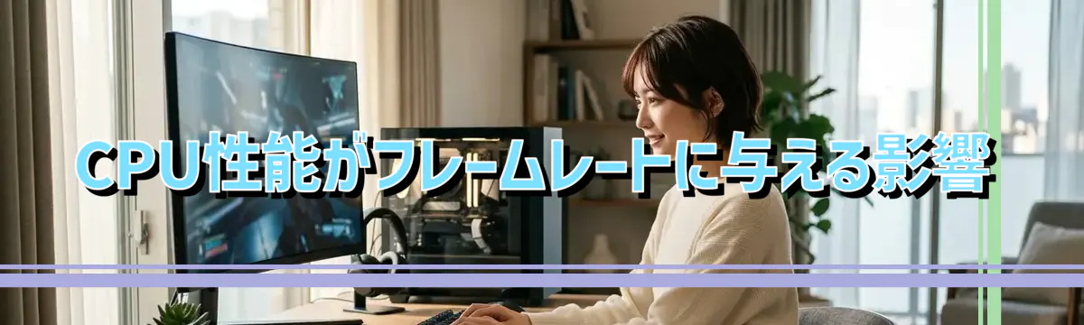 CPU性能がフレームレートに与える影響