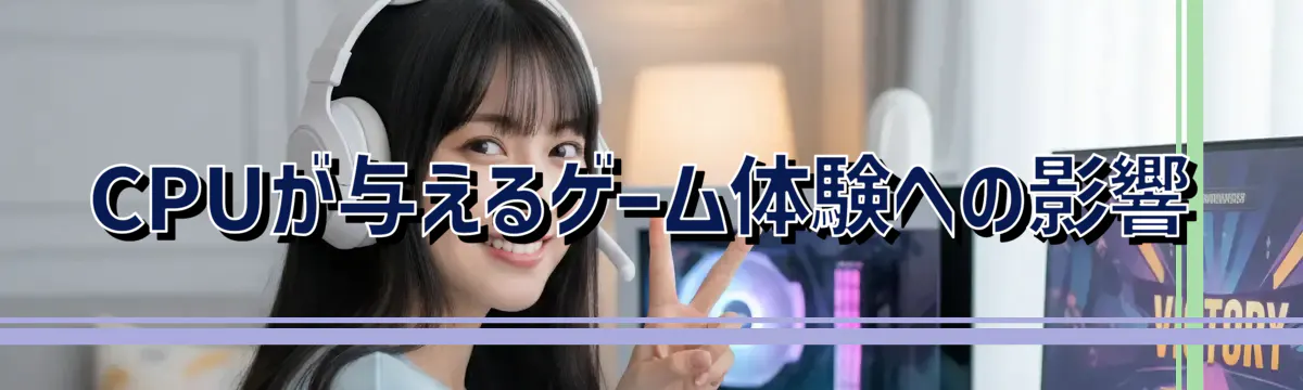 CPUが与えるゲーム体験への影響
