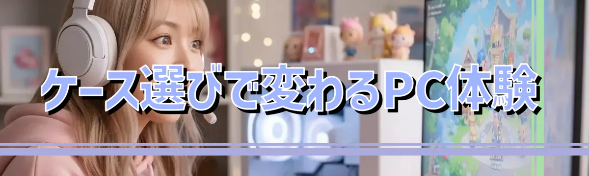 ケース選びで変わるPC体験