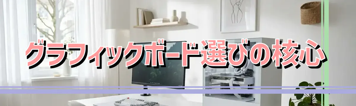 グラフィックボード選びの核心