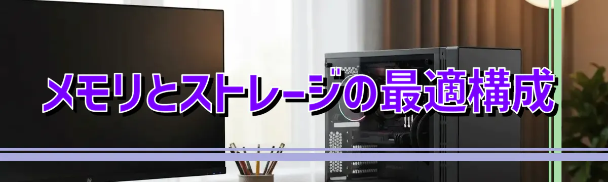 メモリとストレージの最適構成