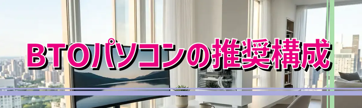 BTOパソコンの推奨構成