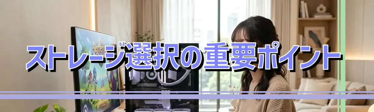 ストレージ選択の重要ポイント