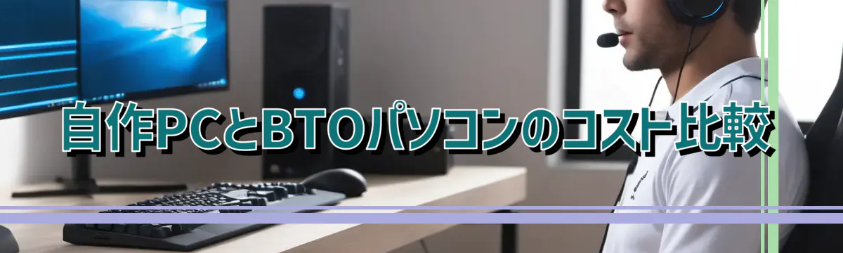 自作PCとBTOパソコンのコスト比較