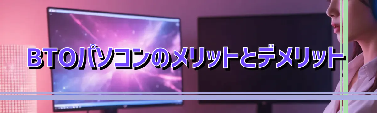 BTOパソコンのメリットとデメリット