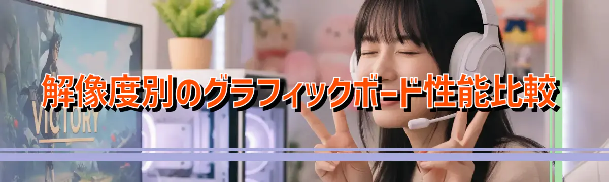 解像度別のグラフィックボード性能比較