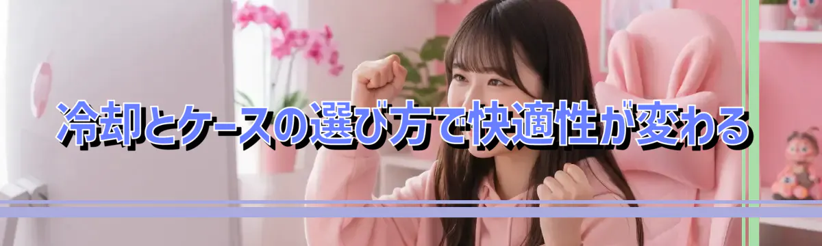 冷却とケースの選び方で快適性が変わる