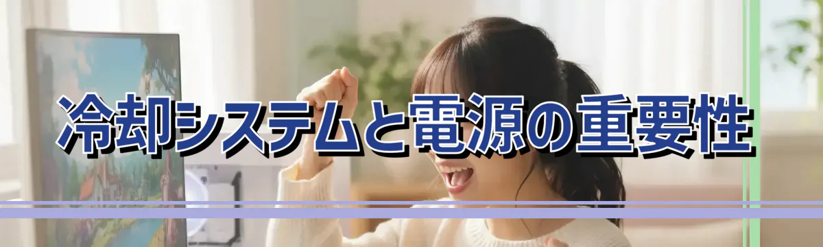 冷却システムと電源の重要性