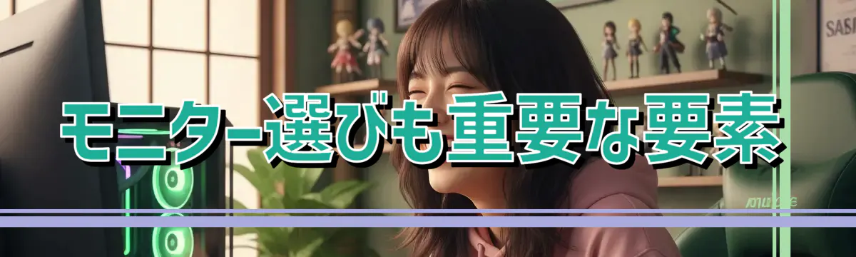 モニター選びも重要な要素