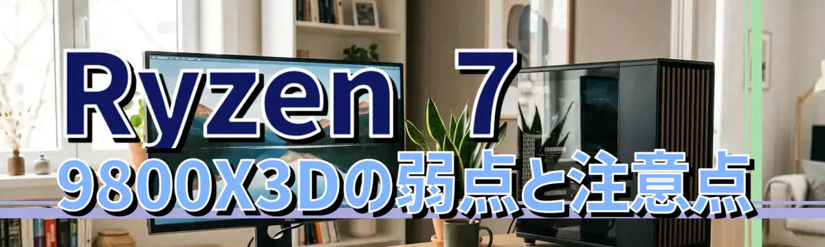 Ryzen 7 9800X3Dの弱点と注意点